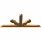 Ekena Millwork Saratoga Rough Sawn Timber Gable Bracket, Western Red Cedar, 96"W x 40"H x 4"D x 6"F, 10/12 Pitch GBW096X40X0406SAR00RWR - alternate 4